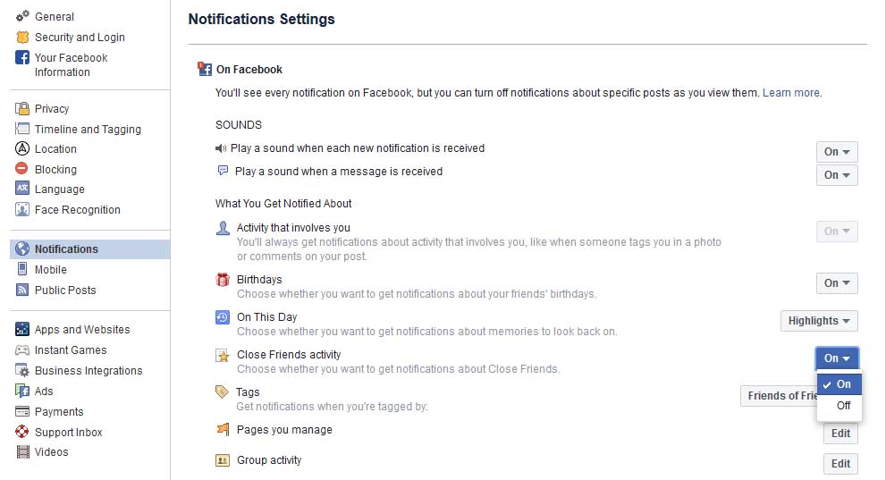 how to Get A Notification When Your facebook Friend Posts Something