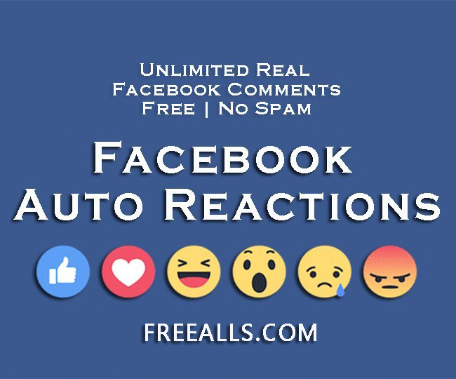 Facebook Auto Reactions
