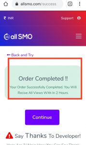 all SMO SMM Panel Order Time