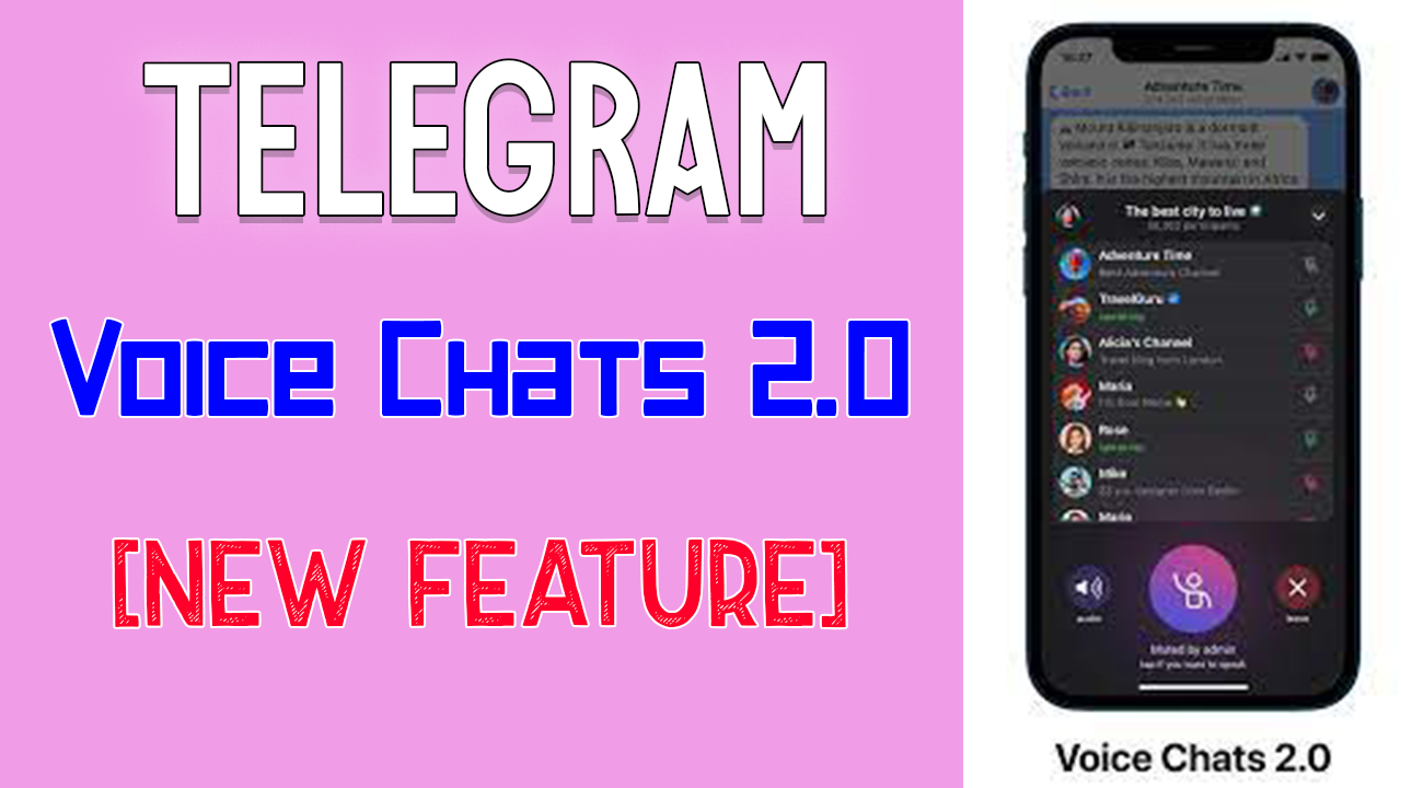 What are Telegram Voice Chats 2.0 And How Do They Work?