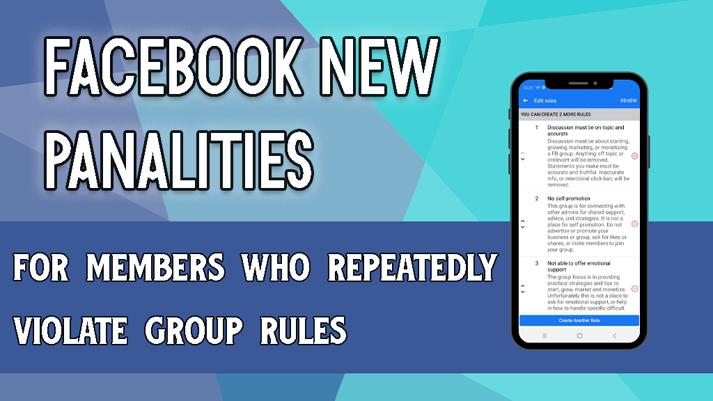 Facebook Adds New Penalties for Group Members 2021
